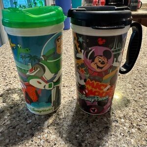 Disney Green and Black Travel Mugs